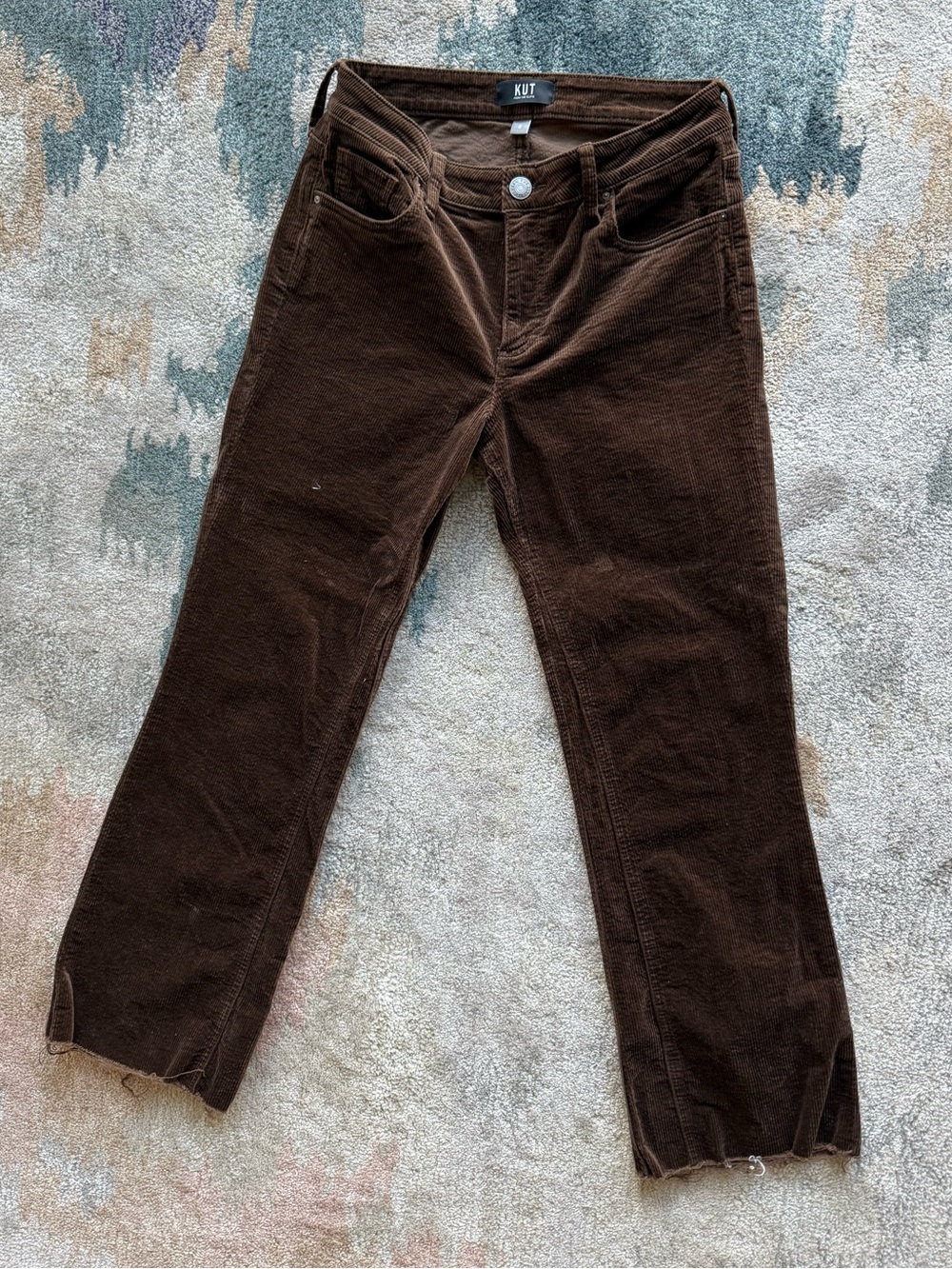 KUT from the Kloth Brown Corduroy Pant
